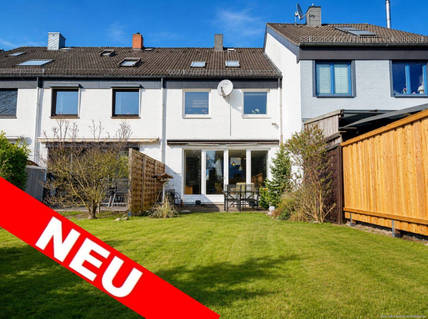 !! Wohnen in netter Nachbarschaft – solides Reihenhaus mit Garage für die junge Familie !!, 28719 Bremen (Blockland Burg-Grambke Burgdamm Werderland)