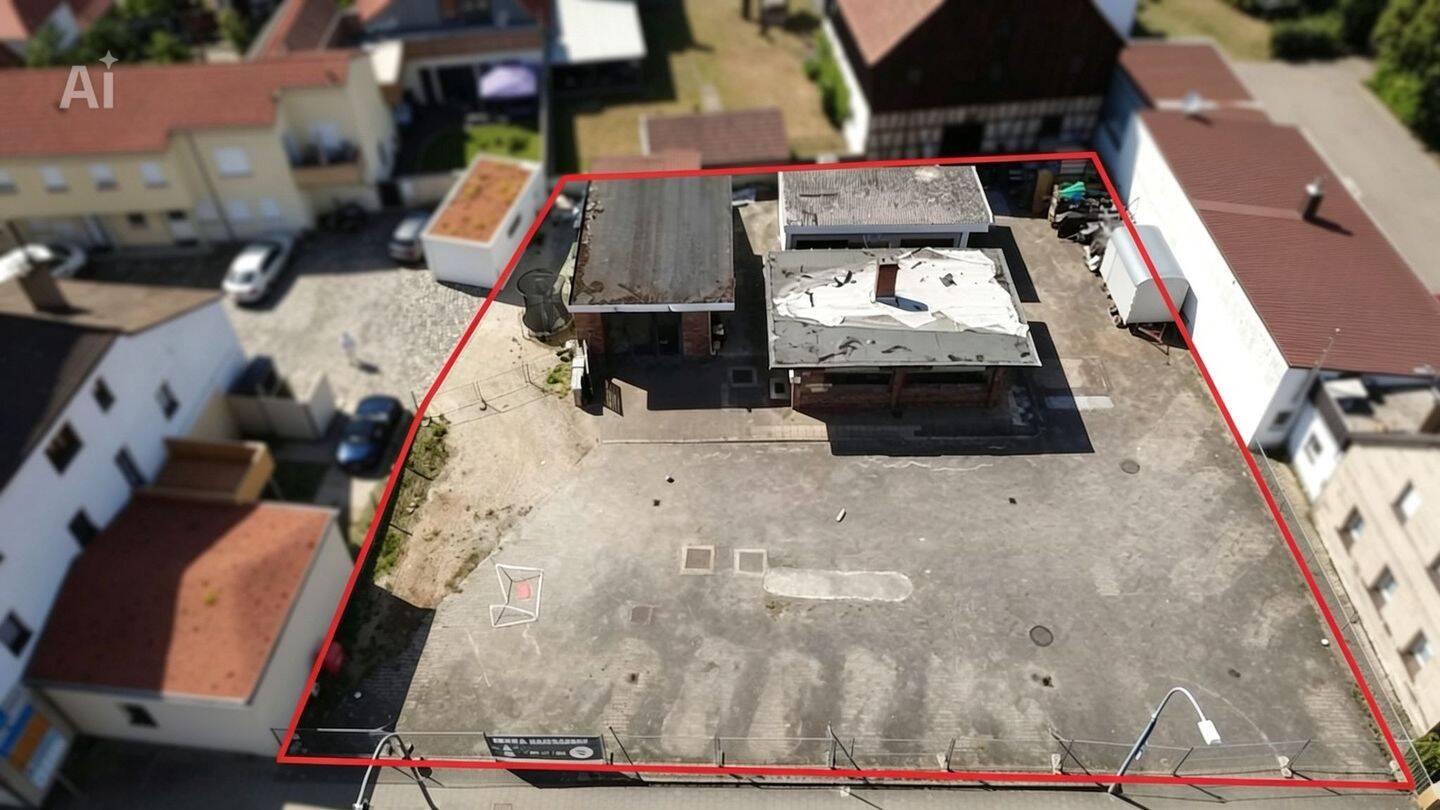 Baureifes Grundstück 10 WE (950m² WFL) + TG ODER 9 WE (641m² WFL) + 15 Stellplätze nahe Erlangen, 91083 Baiersdorf