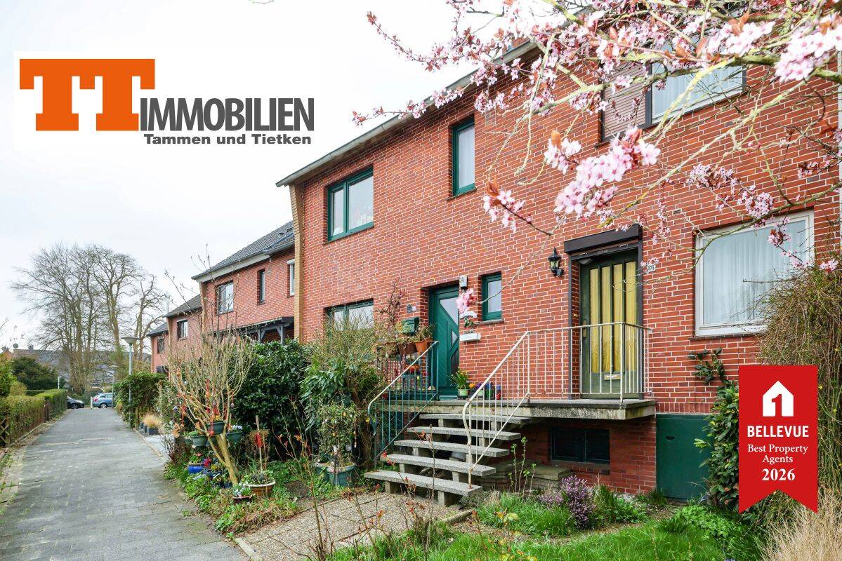 Charmantes Reihenmittelhaus mit hübscher Hochterrasse in ruhiger Lage von Wilhelmshaven-Neuengroden!, 26386 Wilhelmshaven