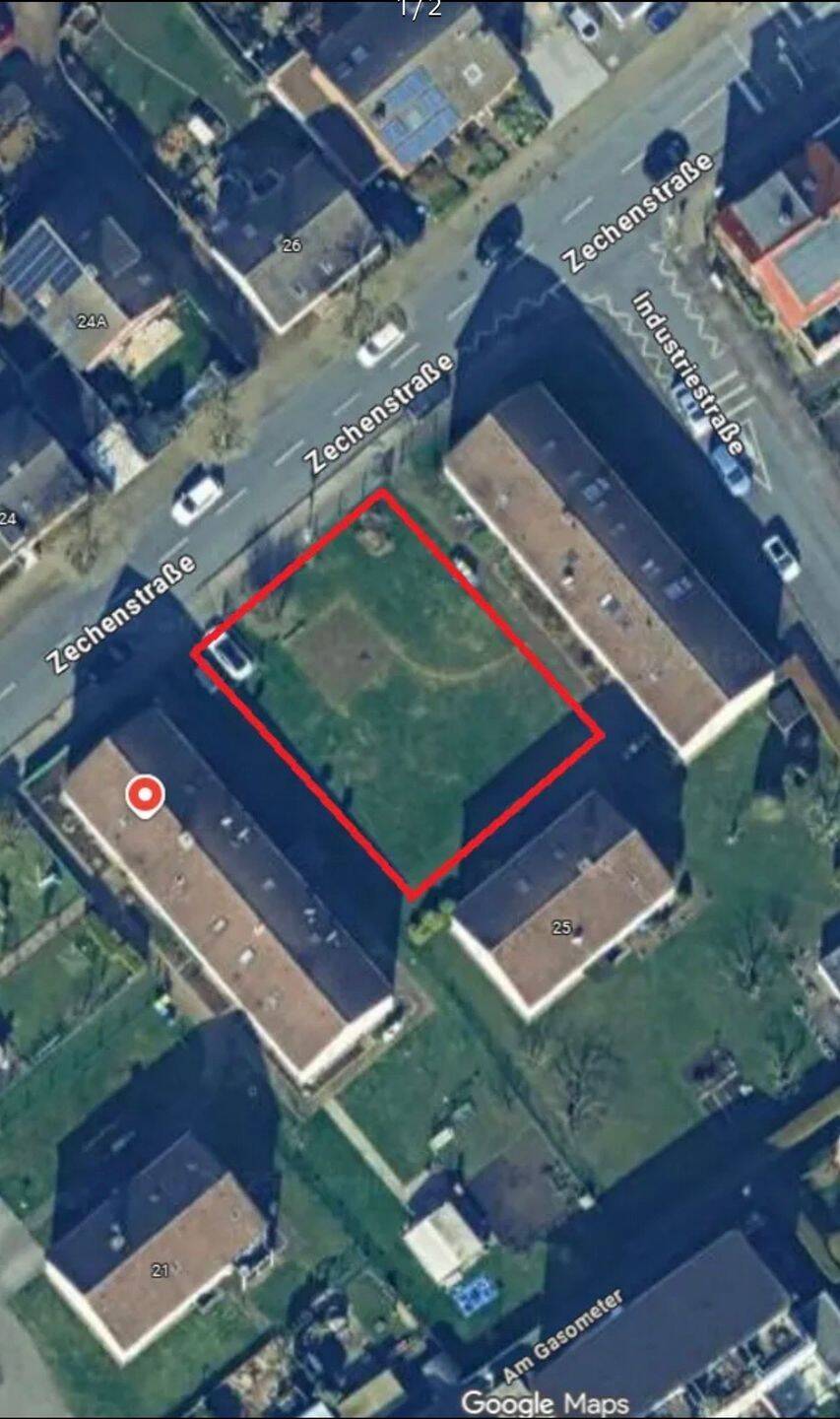 Attraktives Baugrundstück mit Baugenehmigung für zwei Doppelhaushälfte in Unna-Königsborn, 59425 Unna