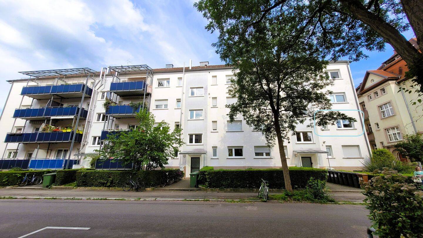 Helle 2-Zimmer-Wohnug in bester Lage von Freiburg, 79102 Freiburg im Breisgau (Oberau Waldsee Wiehre)