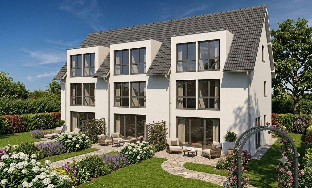 KFW 40 Neubau-Reihenhaus in Groß Flottbek mit Westgarten