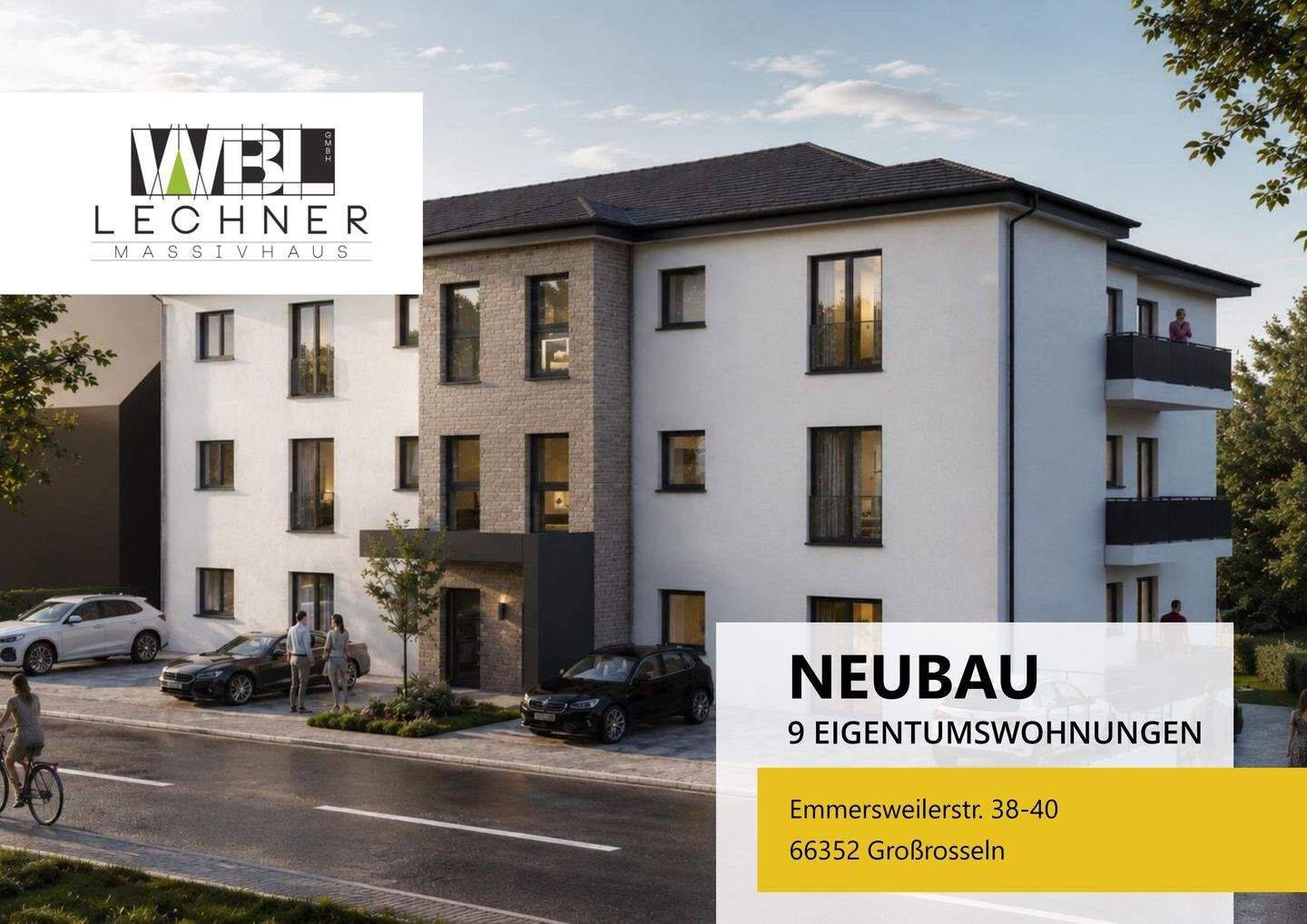 Neubau Eigentumswohnung Großrosseln EG, 66352 Großrosseln