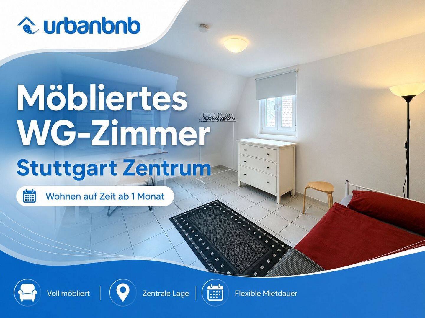 WG-Zimmer auf Zeit in Stuttgart-Zentrum – mieten ab 1 Monat, 70182 Stuttgart (Mitte)