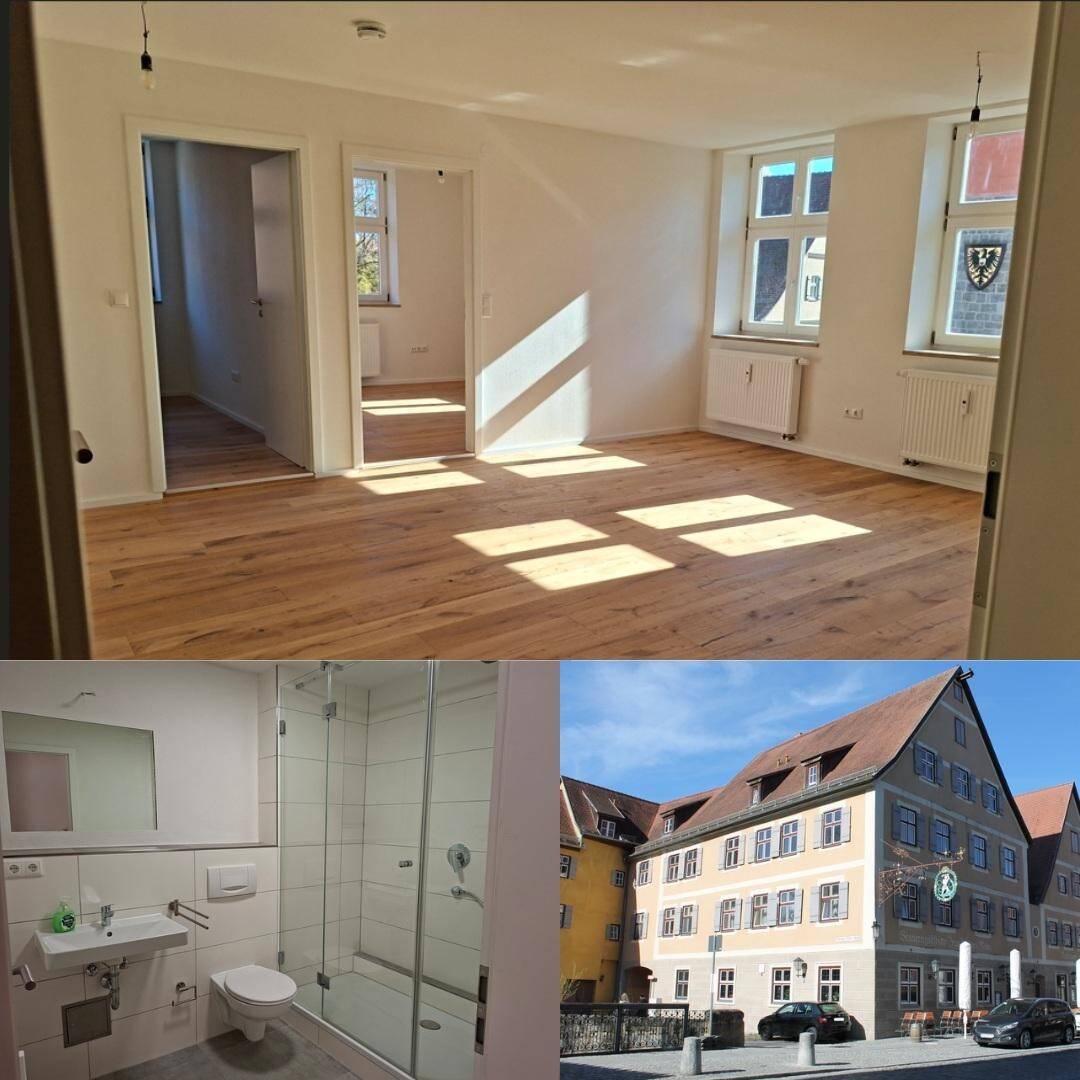 Frisch sanierte, lichtdurchflutete 3-Zimmer-Altstadtwohnung mit Aufzug, Balkon und Garage, 91550 Dinkelsbühl
