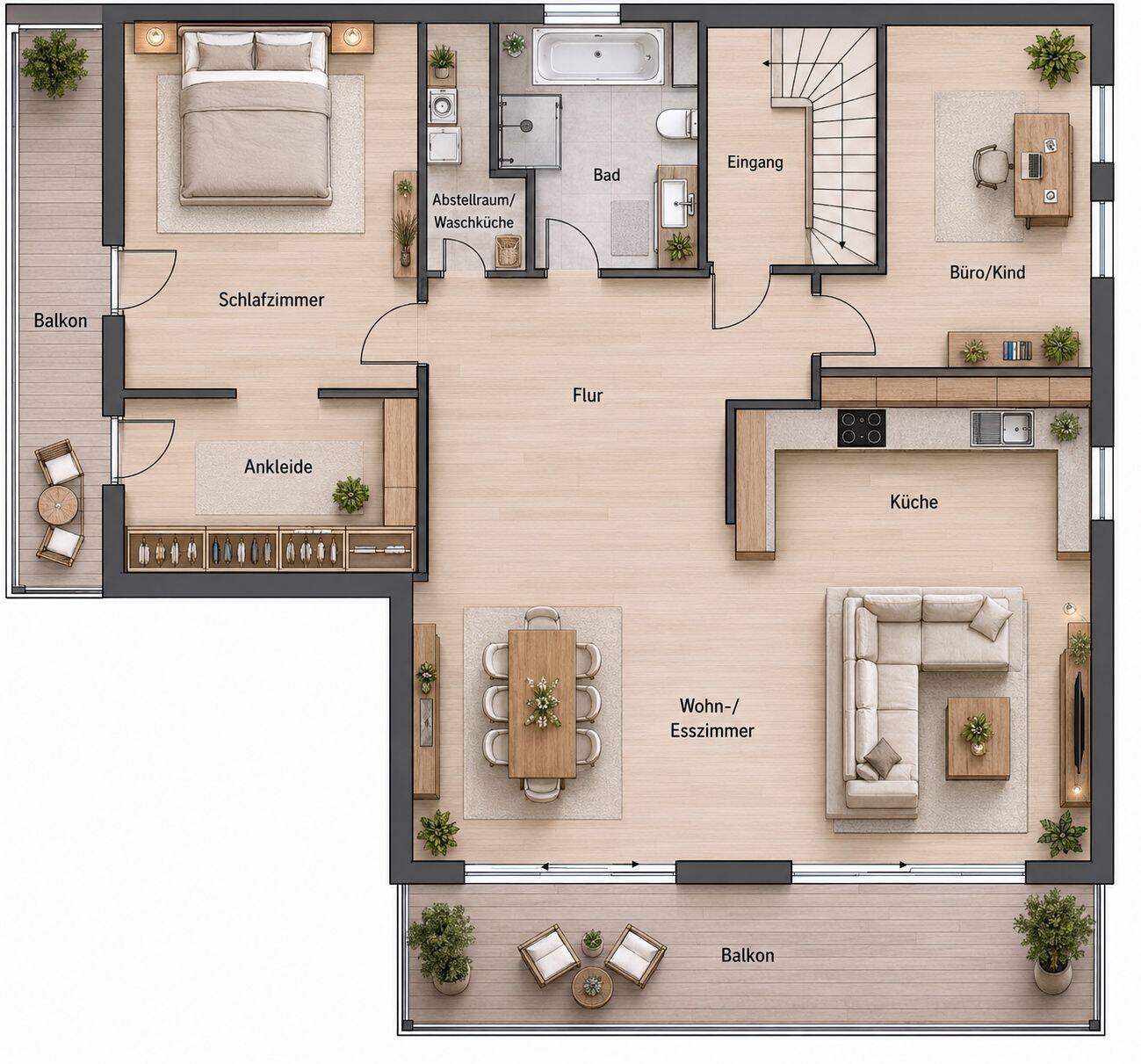 Viel Platz in Frankenberg-Röddenau 3-Zimmer-Wohnung mit 122 m², 35066 Frankenberg (Eder)
