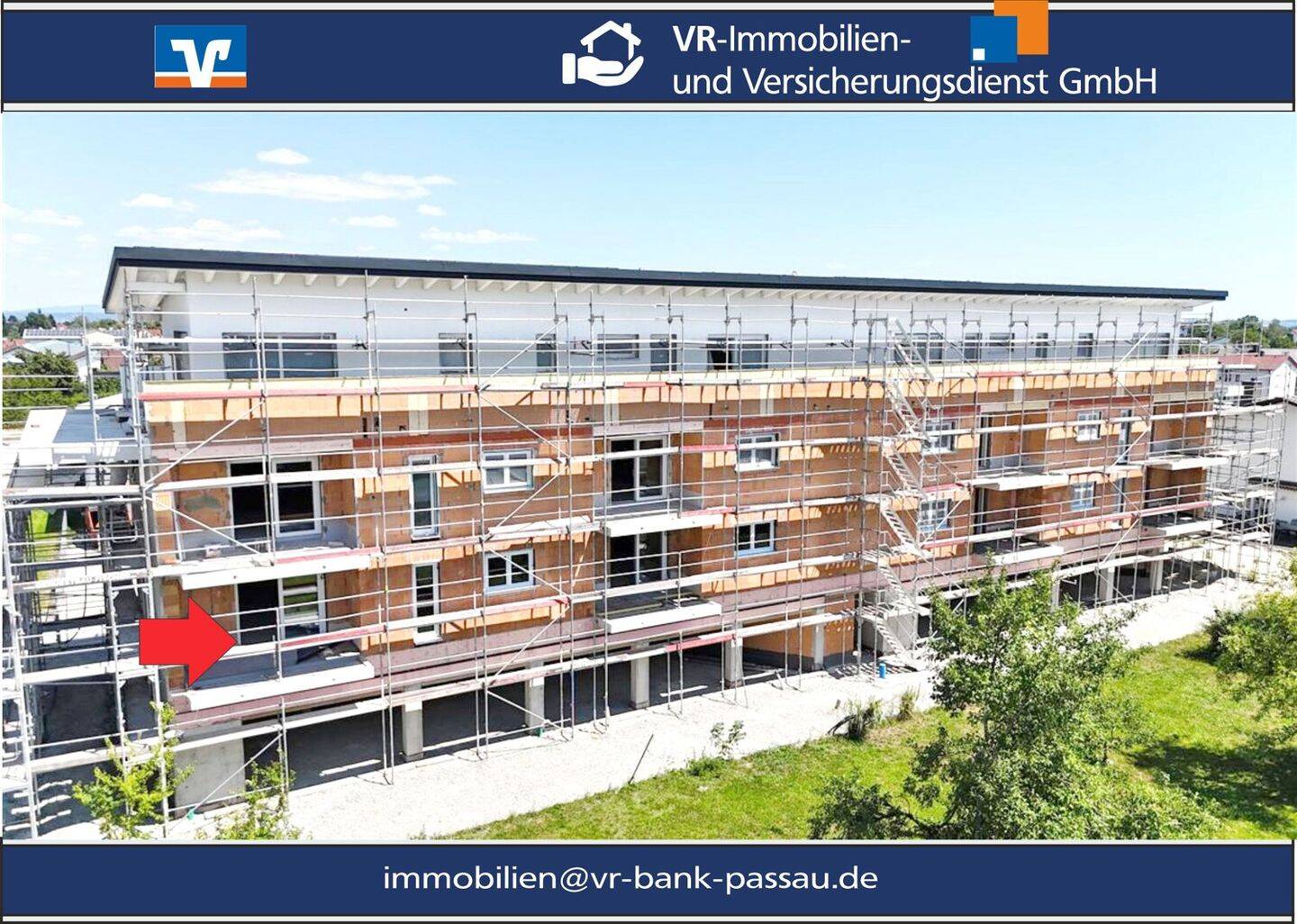 Exklusive 3-Zimmer-Neubauwohnung in Pocking – Zeitlose Architektur, hochwertige Ausstattung und Wohnkomfort auf höchstem Niveau, 94060 Pocking