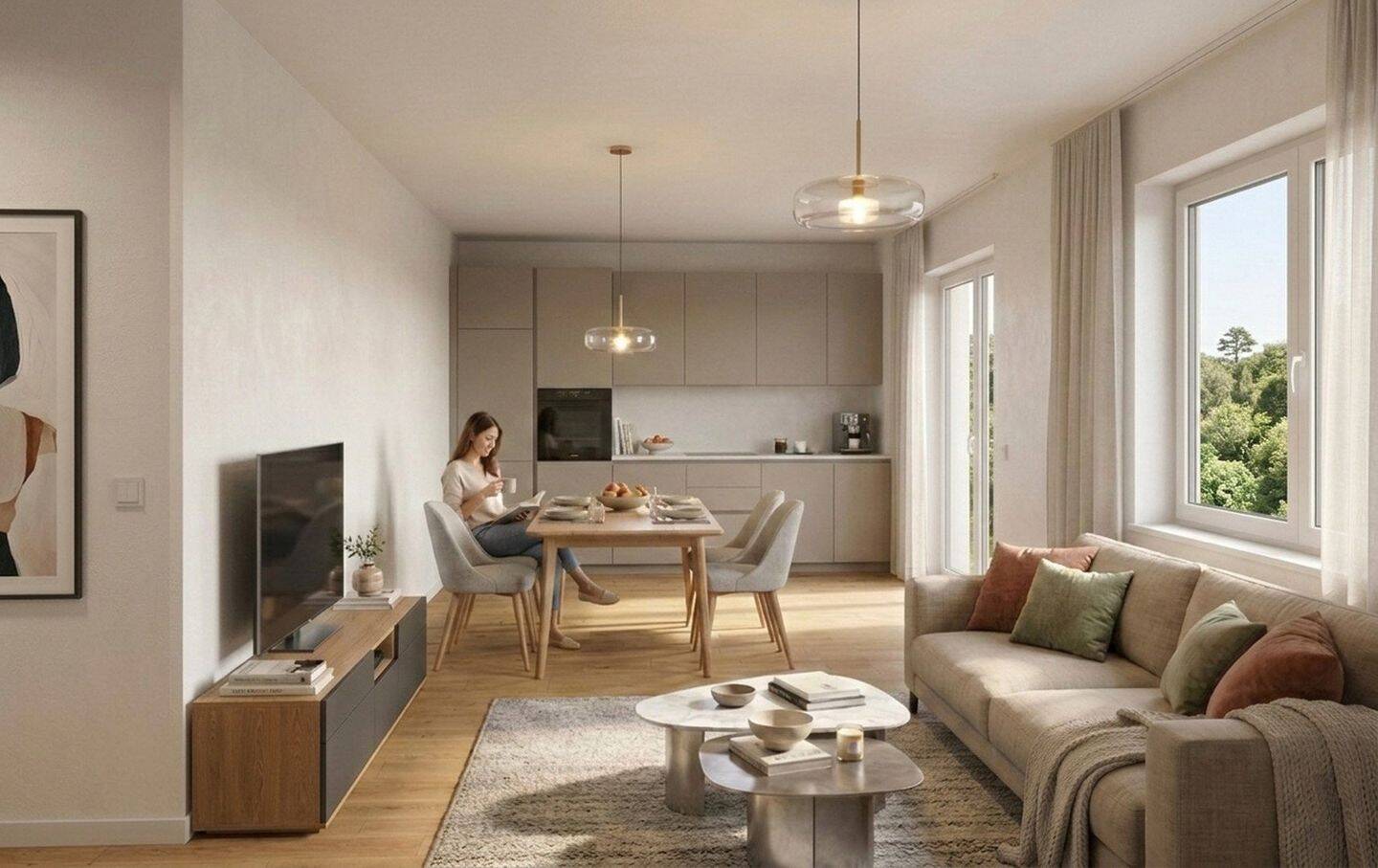 Ankommen & Wohlfühlen: Neubau-Erstbezug mit Balkon & Stellplatz, 16321 Bernau bei Berlin