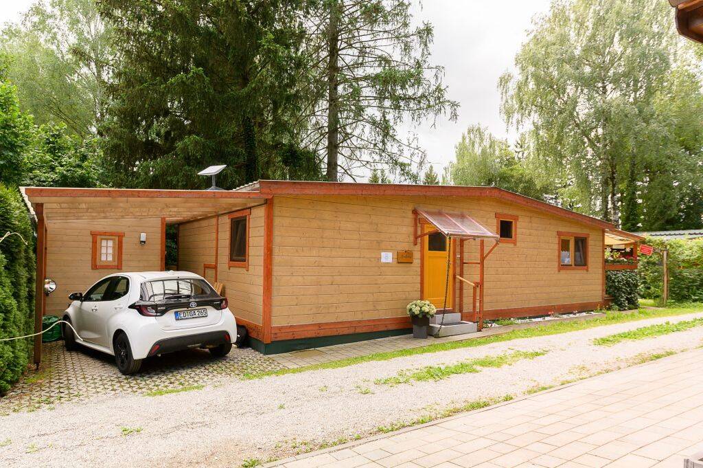 Mobilhome-Holzbohlenhaus mit ca 91qm Wohnfläche, 84416 Taufkirchen (Vils)