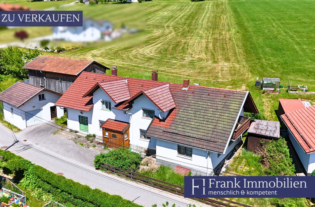 Einfamilienhaus mit großem Grundstück, Scheune und traumhaftem Fernblick!!!, 93474 Arrach
