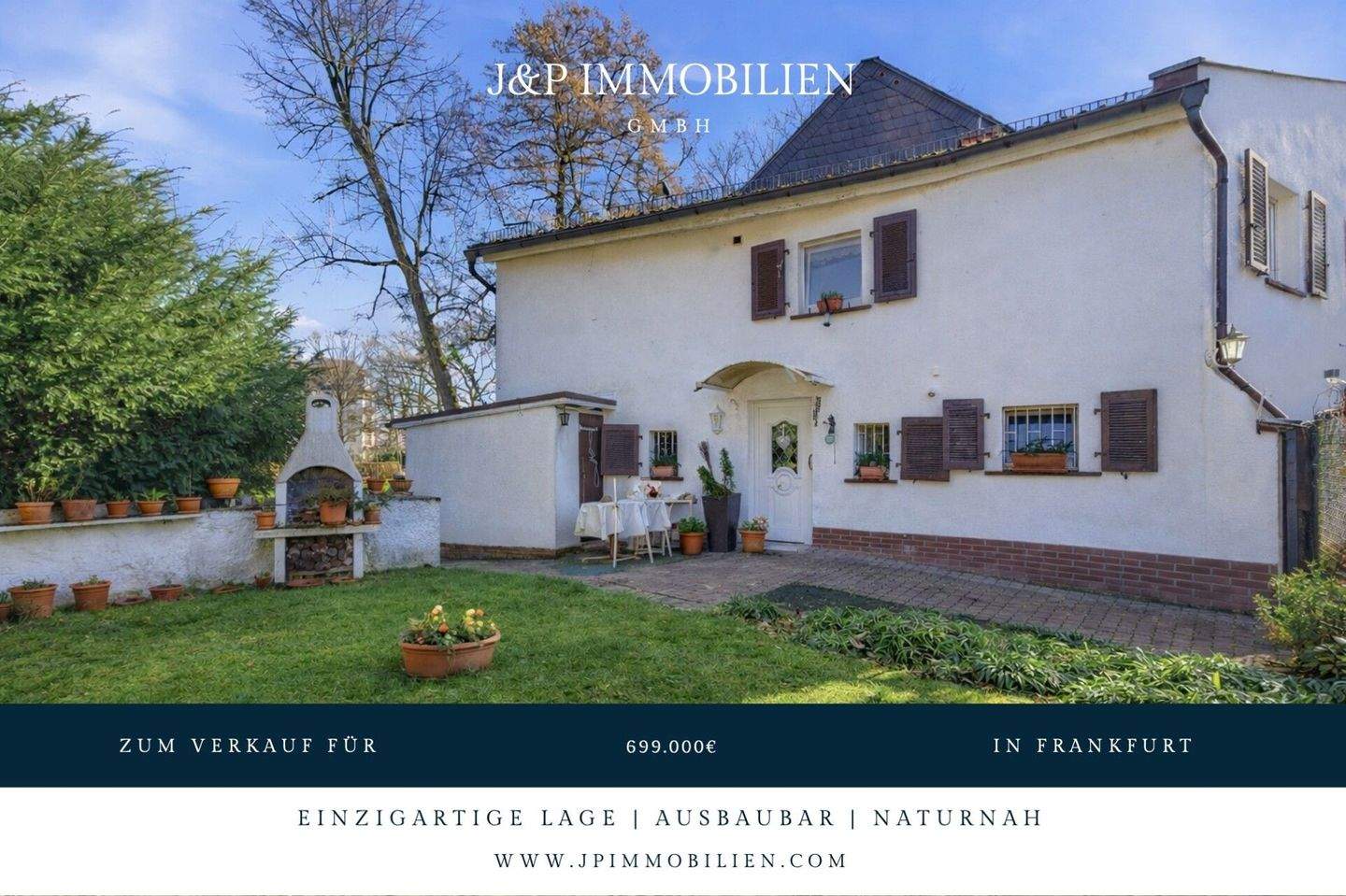 Einfamilienhaus in Frankfurt-Rödelheim | Garten | ruhige Parklage | Bauland, 60489 Frankfurt am Main (Rödelheim)