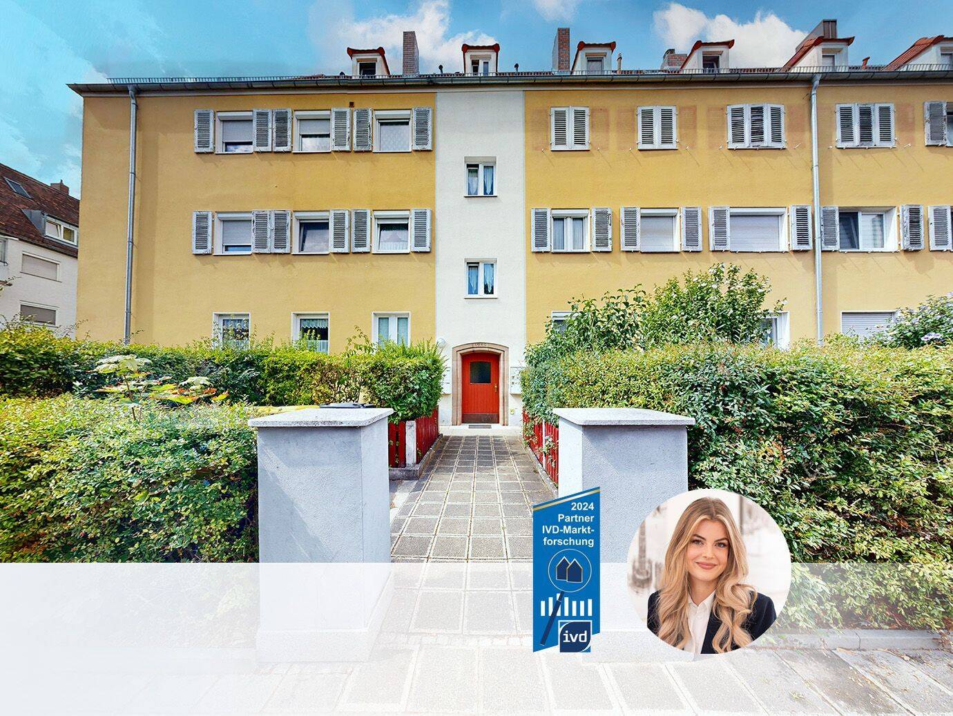 IMMOPARTNER – WOHNGLÜCK MIT BALKON UND GARTEN IN DER WERDERAU, 90441 Nürnberg (Gibitzenhof Sandreuth Schweinau Werderau)