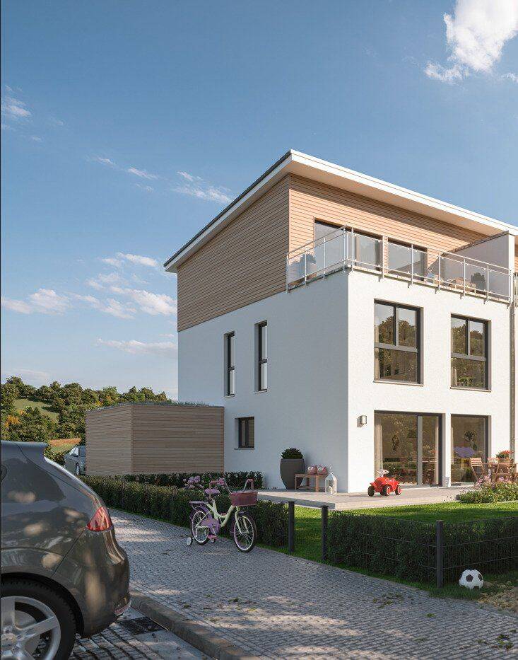DHH mit 178m² und 3 KiZi in KfW 40 QNG! Inkl. Küche!, 86165 Augsburg (Lechhausen)