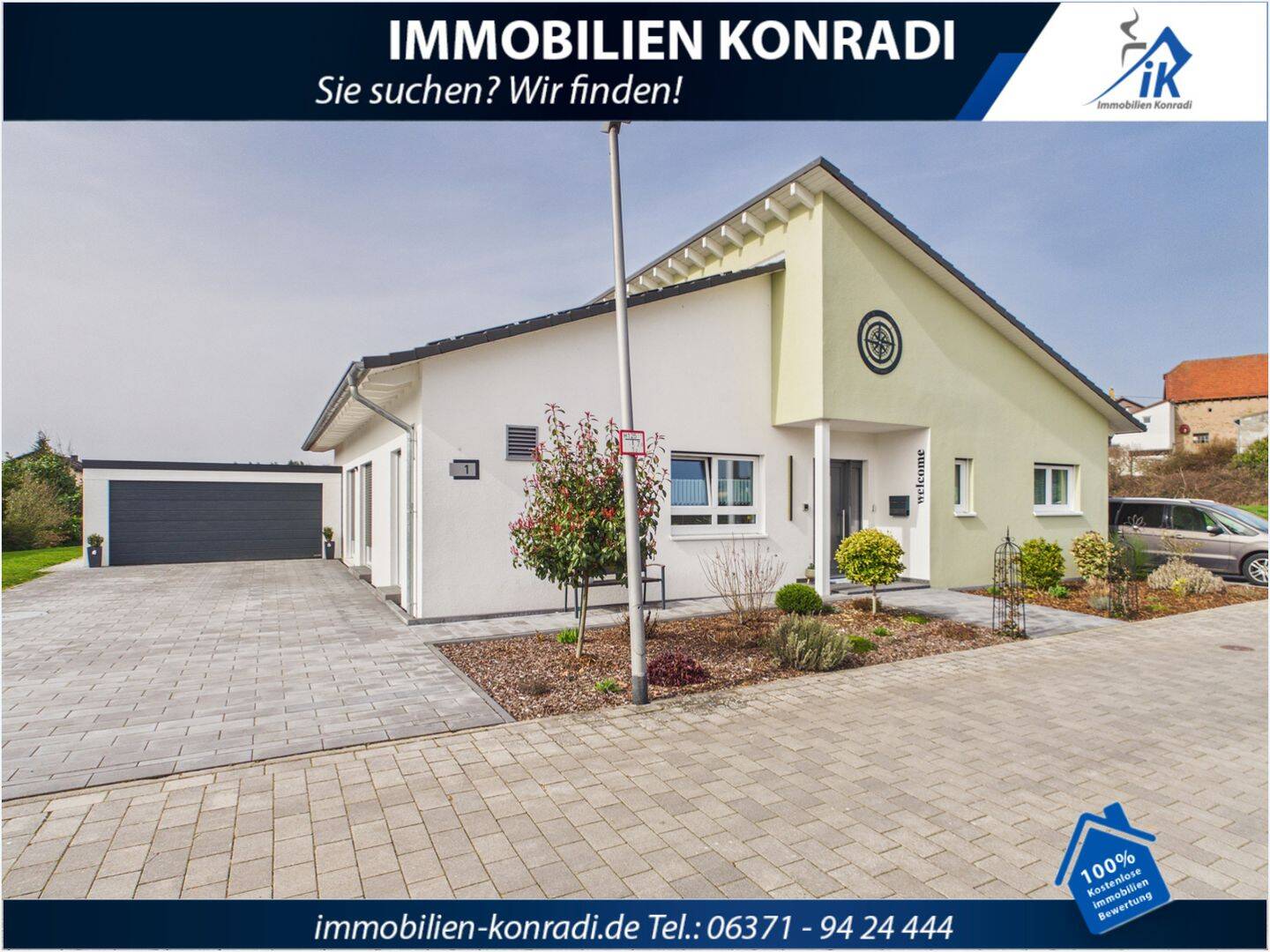 IK | Grumbach: Neuwertiger Bungalow mit schön angelegtem Garten in Höhenlage, 67745 Grumbach
