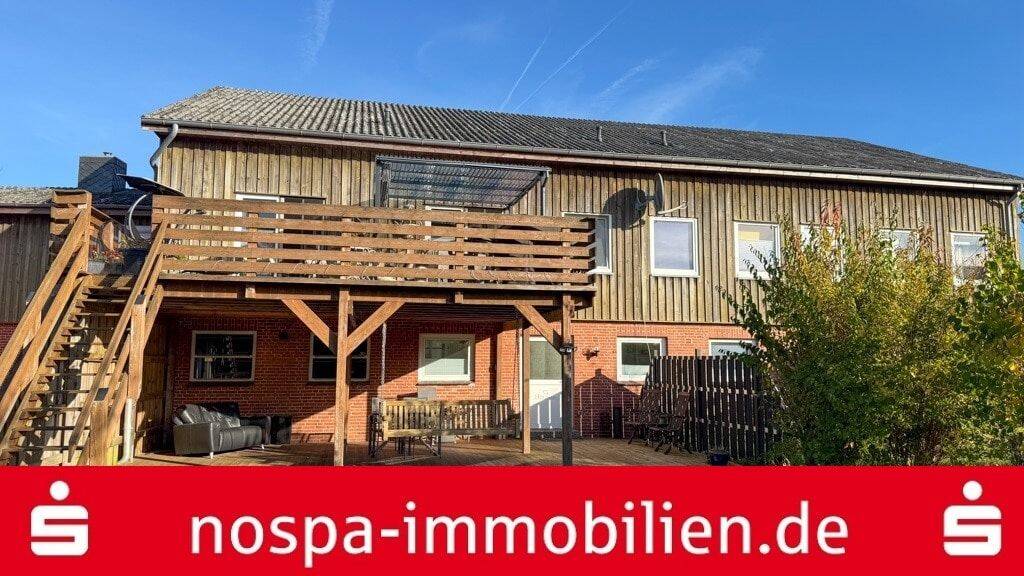 Modernisiertes Reihenmittelhaus mit Balkon, Garage und Doppelcarport!, 24983 Handewitt