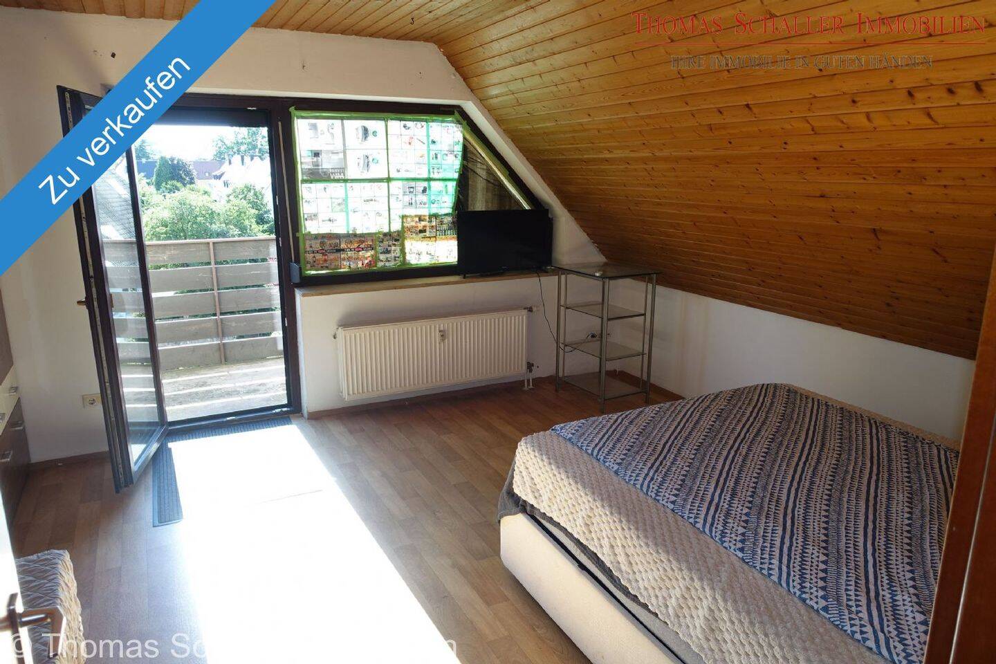 Vermietete 1 Zimmer-Dachgeschoss-Wohnung mit Tiefgarage und Süd-Westbalkon in Nürnberg-Nord, 90409 Nürnberg (Großreuth h. d. Veste Gärten h. d. Veste Maxfeld Schoppershof)