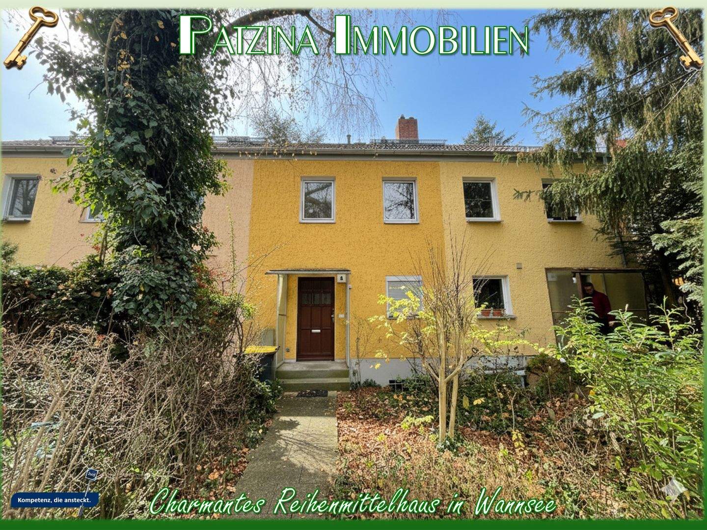 Gepflegtes Reihenmittelhaus mit Keller, Garten und Garage in Wannsee, 14109 Berlin (Steglitz-Zehlendorf Nikolassee Wannsee)