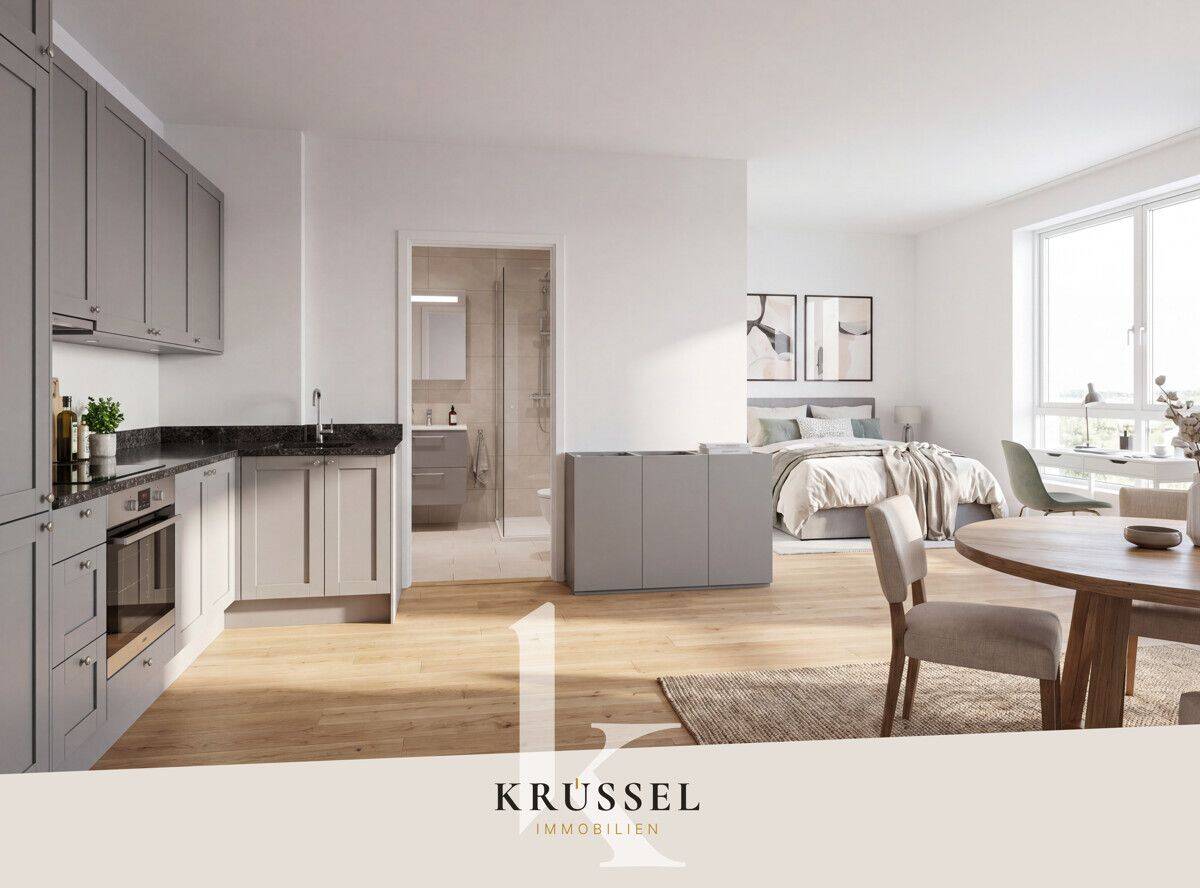 NEU: 1-Zimmer-Eigentumswohnung zwischen Hafen & Innenstadt mit KfW-296!, 26122 Oldenburg (Oldb) (Eversten Innenstadt Wechloy)