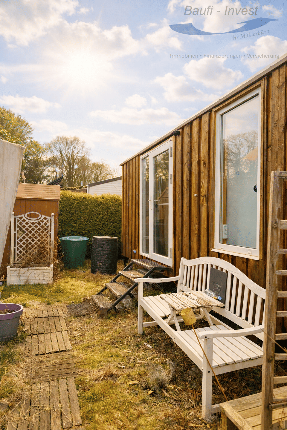 Sommer Aktion! Tiny House / Bauwagen aus Lärchenholz auf Pachtgrundstück in Xanten, 46509 Xanten