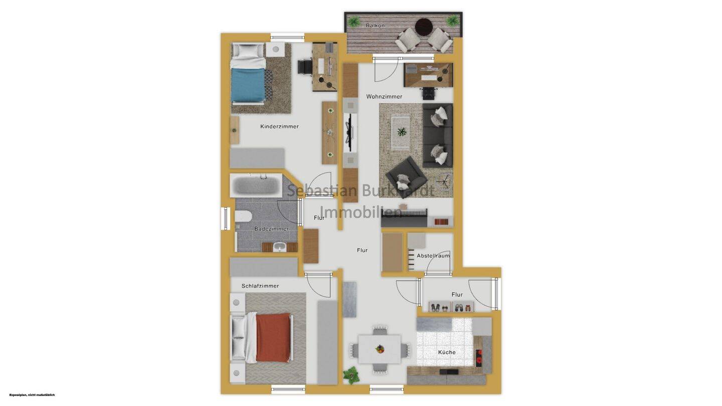 *** vermietete 3-Raum Wohnung mit Balkon und Stellplatz, 98693 Ilmenau