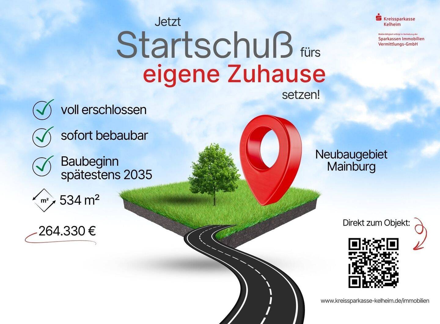 Baugrundstück für ein Einfamilienhaus im Neubaugebiet in exponierter Lage über Mainburg, 84048 Mainburg