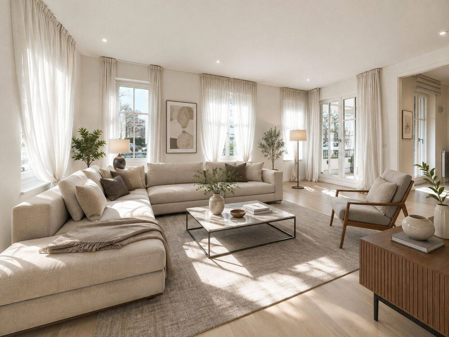 Großzügige 4-Zimmer-Erdgeschosswohnung mit Balkon und hochwertiger Ausstattung, 10707 Berlin (Charlottenburg-Wilmersdorf Charlottenburg Wilmersdorf)