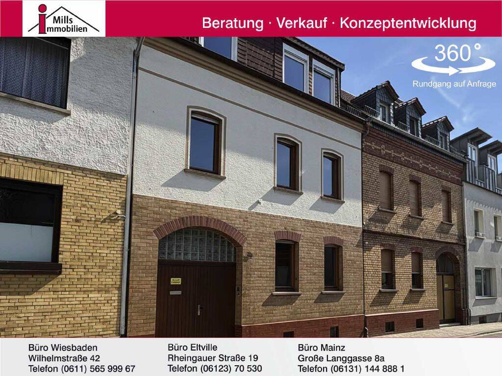 Vielseitig nutzbares 1-2 Familienhaus mit Innenhof und Garten in schöner Lage, 55128 Mainz (Bretzenheim Oberstadt)