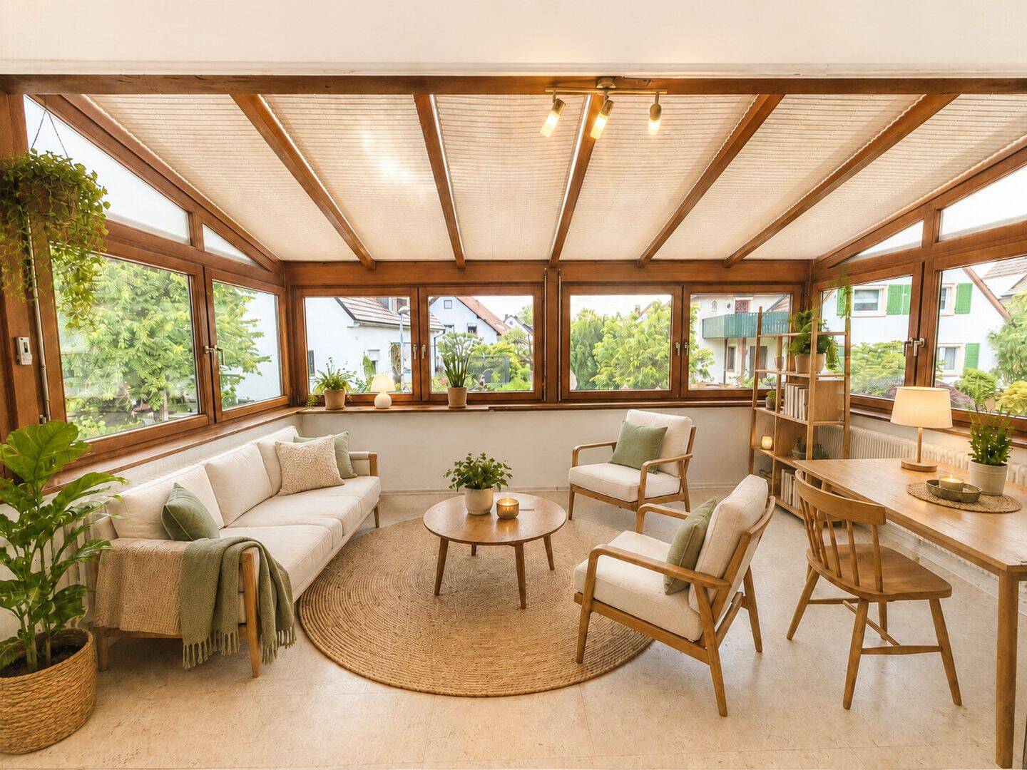 LEBEN WIE IM EIGENEN HAUS! 144 m² mit Wintergarten, idyllischem Garten & gemütliche Patio-Terrasse, 77955 Ettenheim