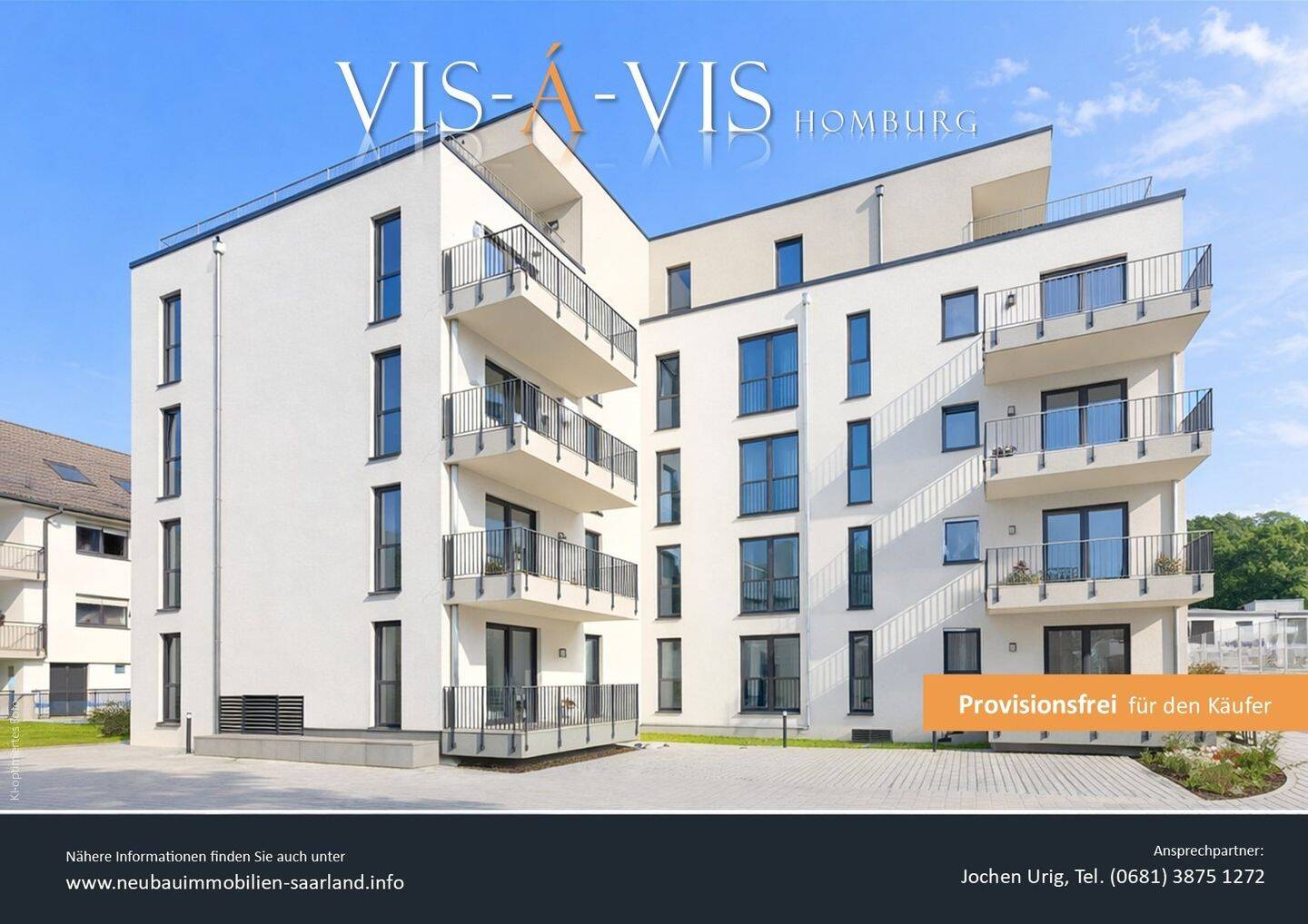 ** PROVISIONSFREI FÜR DEN KÄUFER ** Sofort bezugsfreie Neubau-Eigentumswohnungen in Homburg, 66424 Homburg