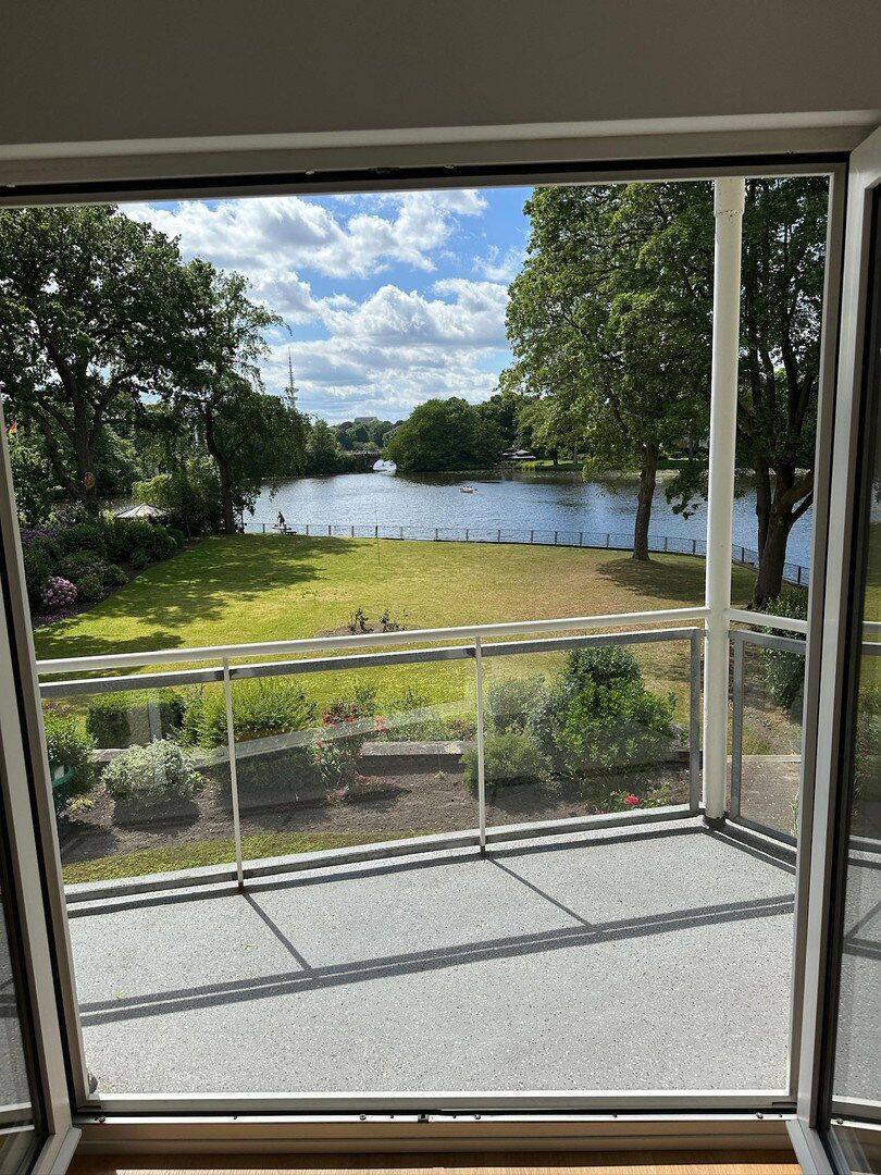 Alsterblick vom Süd-West-Balkon, 22085 Hamburg (Hamburg-Nord Barmbek-Süd Uhlenhorst)