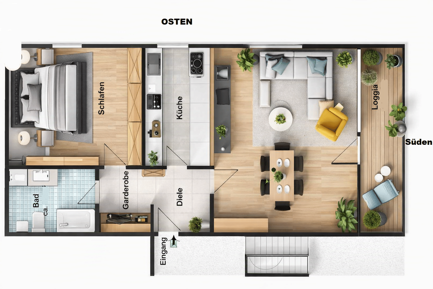 2-Zimmer-Wohnung mit Balkon am Burgberg in Erlangen!, 91054 Erlangen (Burgberg Erlangen-Nord Erlangen-Ost Innenstadt Sieglitzhof)