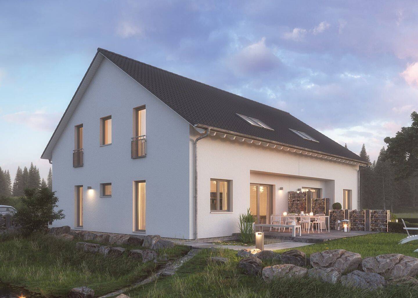 Doppelhaushälfte in Zell im Wiesental: 5 Zimmer, 136 m² – Festpreis 571.000 EUR, 79669 Zell im Wiesental