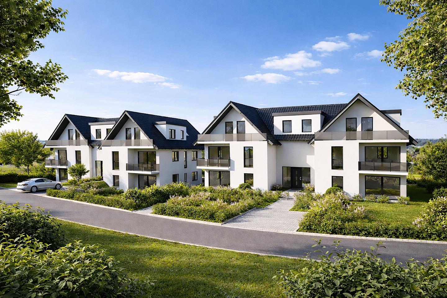NEUBAU! Attraktive 2-Zimmerwohnungen mit Balkon in Bad Soden-Salmünster, 63628 Bad Soden-Salmünster