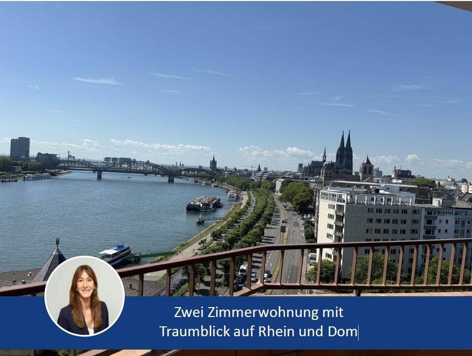 2-Zimmer-Wohnung mit traumhaftem Rhein- und Domblick, 50668 Köln (Innenstadt-Nord Altstadt-Nord Neustadt-Nord)