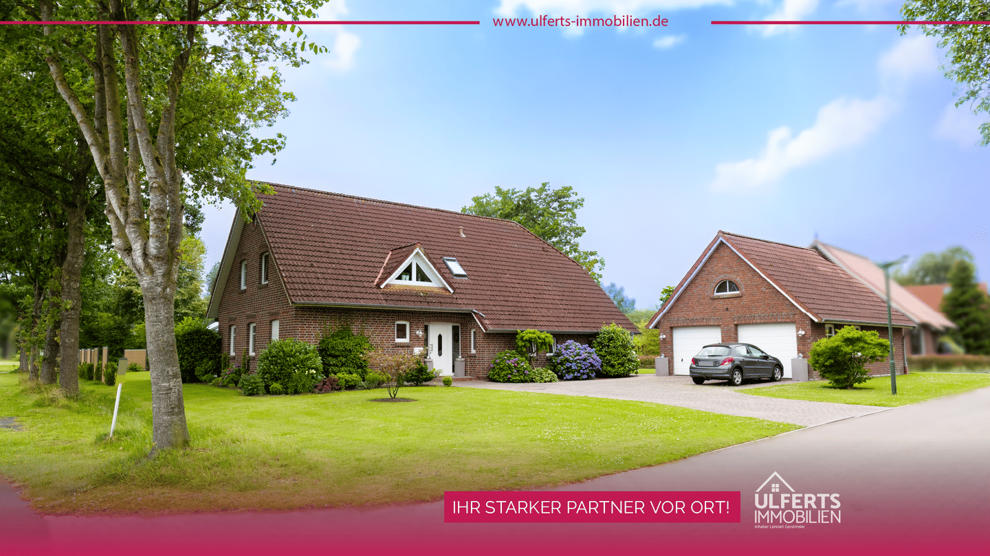 Ländlicher Wohntraum mit Top-Infrastruktur: Familienfreundliches Einfamilienhaus mit großem Garten, 26835 Hesel