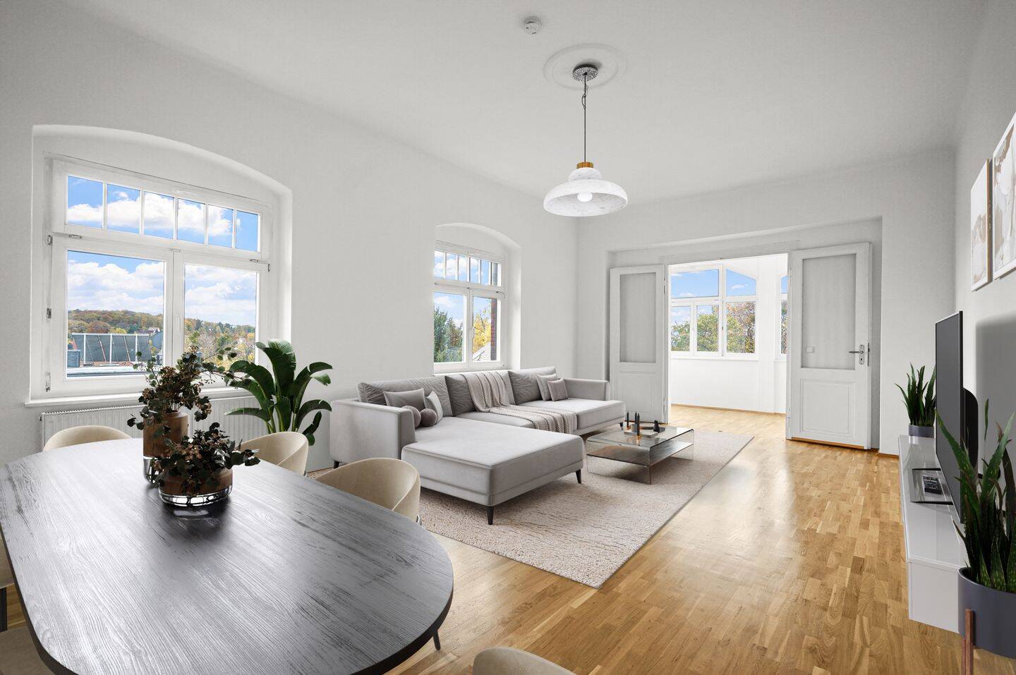 Drei-Zimmerwohnung mit Blick über Dresden – Weißer Hirsch, 1324 Dresden (Bühlau/Weißer Hirsch Dresdener Heide Loschwitz/Wachwitz)