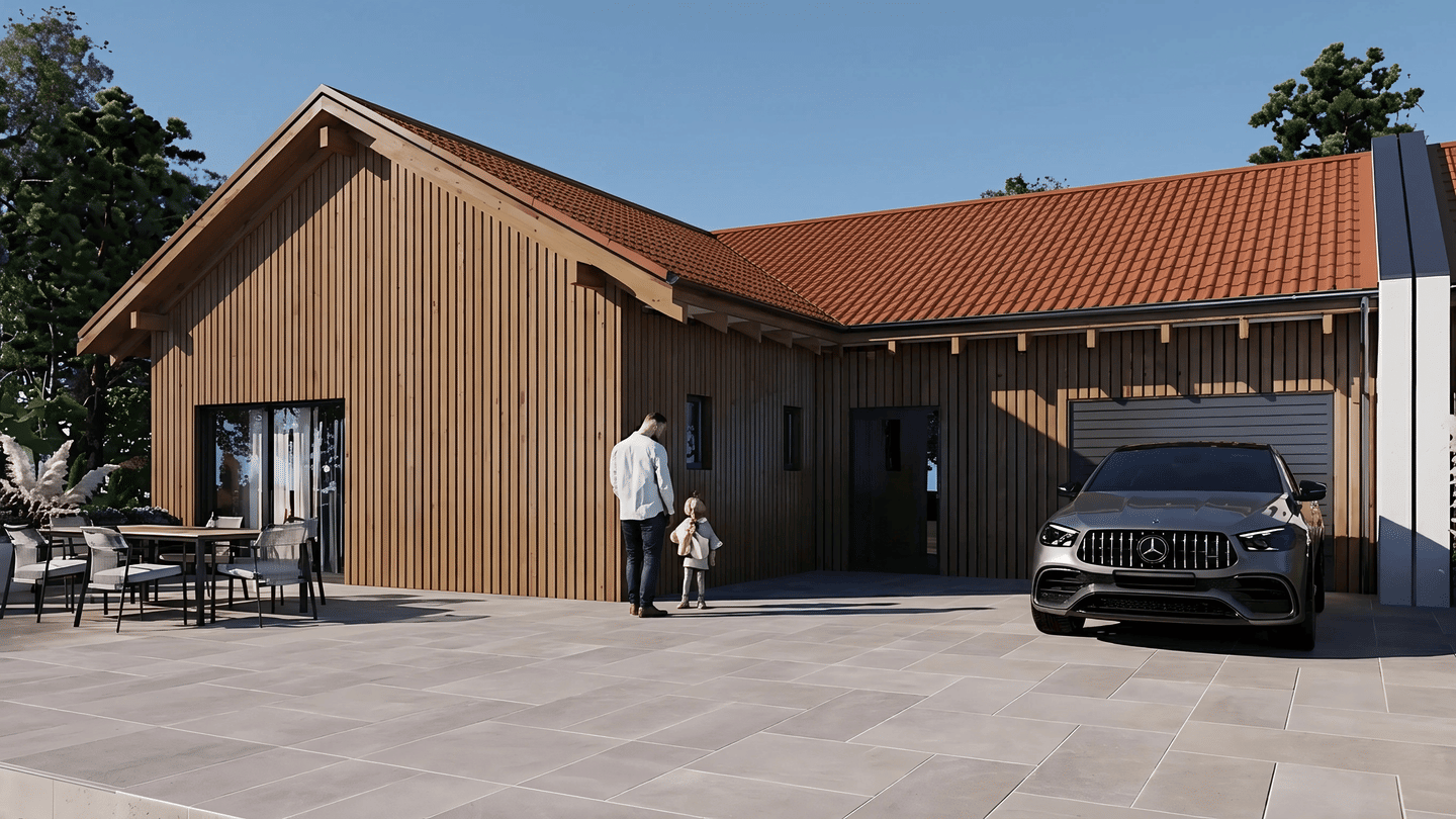 Zwei Welten, ein Haus: Repräsentativ wohnen & ruhig arbeiten – Der smarte Neubau, 94362 Neukirchen