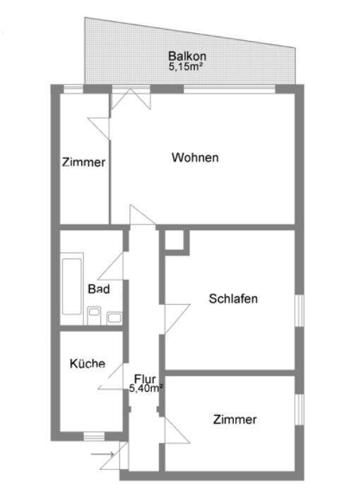 Helle modernisierte 4-Zimmer-Wohnung mit Balkon, 90766 Fürth (Eigenes Heim Hardhöhe Unterfarrnbach Weststadt)