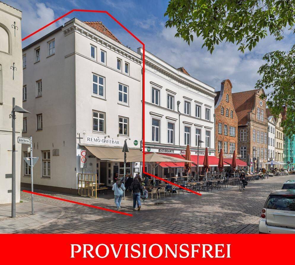 Wohn- & Geschäftshaus über Eck direkt an der Trave, 23552 Lübeck (Innenstadt)
