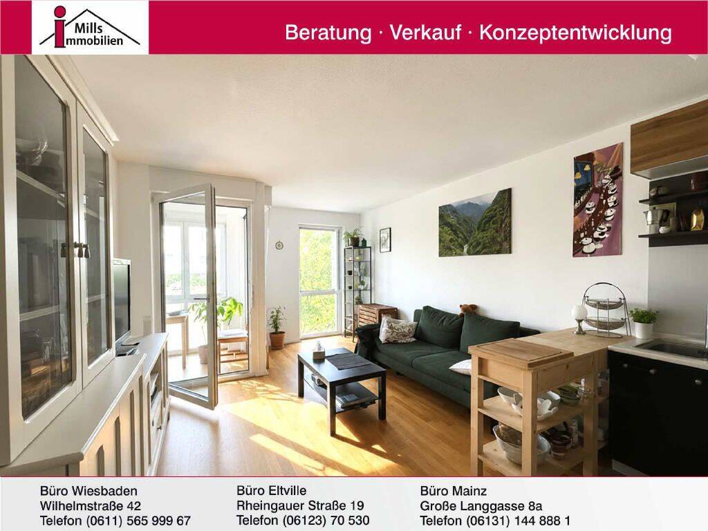Stilvoll Wohnen in Mainz Hartenberg-Münchfeld: Moderne 2-ZKB Eigentumswohnung mit Loggia und Aufzug, 55122 Mainz (Gonsenheim Hartenberg/Münchfeld Neustadt)