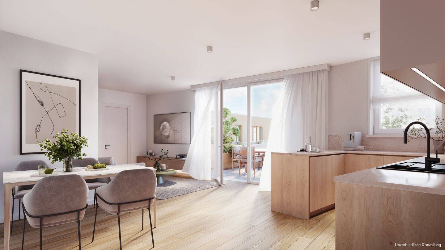 Helle 2-Zimmer-Wohnung mit offenem Wohn-/Essbereich & Balkon, 50735 Köln (Nippes Niehl Riehl Weidenpesch)