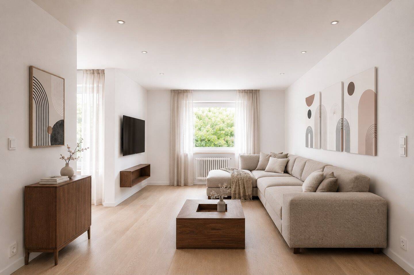 Großzügige 3,5-Zimmer-Wohnung mit zwei Loggien und großem Wellnessbad