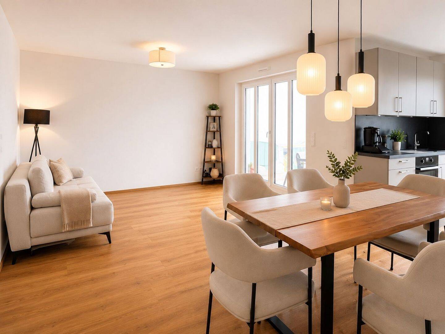 Familienfreundliche 3-Zimmer-Wohnung – EBK, 2 Bäder und Süd-West-Loggia, 80997 München (Allach-Untermenzing Moosach Pasing-Obermenzing)