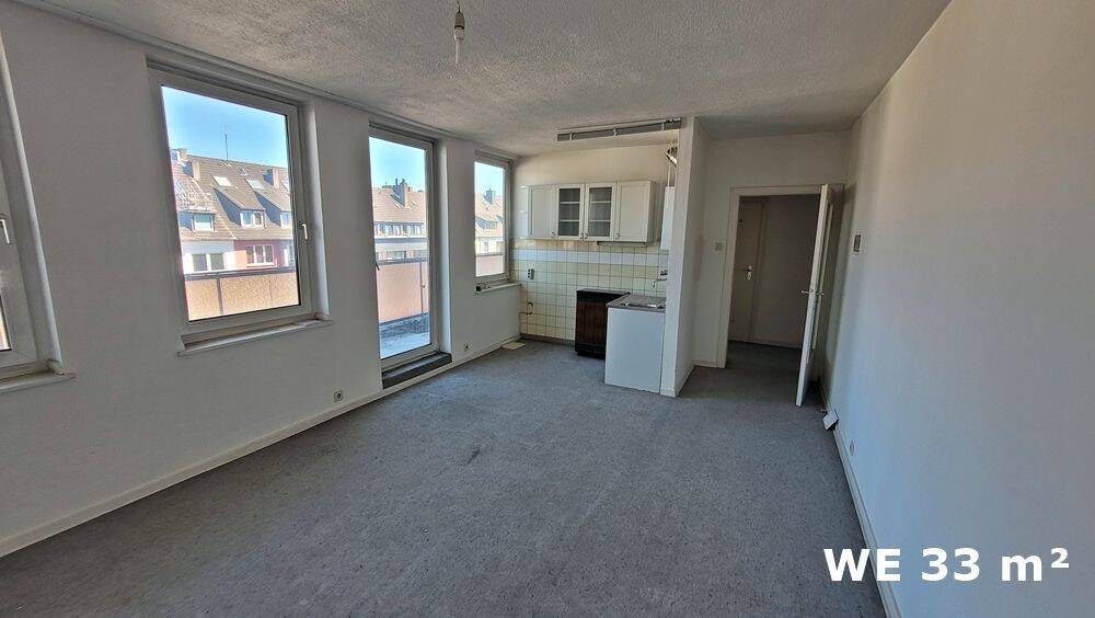 Renovierungsbedürftiges Appartement in bester Citylage, 40215 Düsseldorf (Friedrichstadt)
