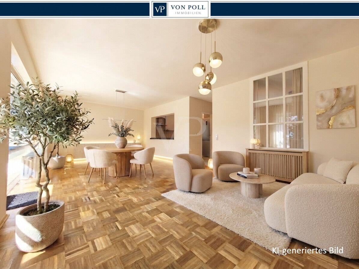 VON POLL – FRIEDRICHSDORF: Wohnen mit Garten – 4 Zimmer, Terrasse und viel Privatsphäre, 61381 Friedrichsdorf