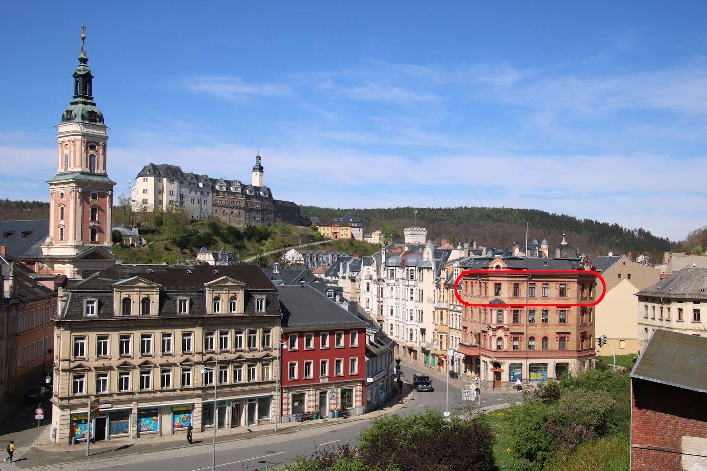 Etagenwohnung mit Einbauküche in der Altstadt – 7973 Greiz – Bild 1 von 3