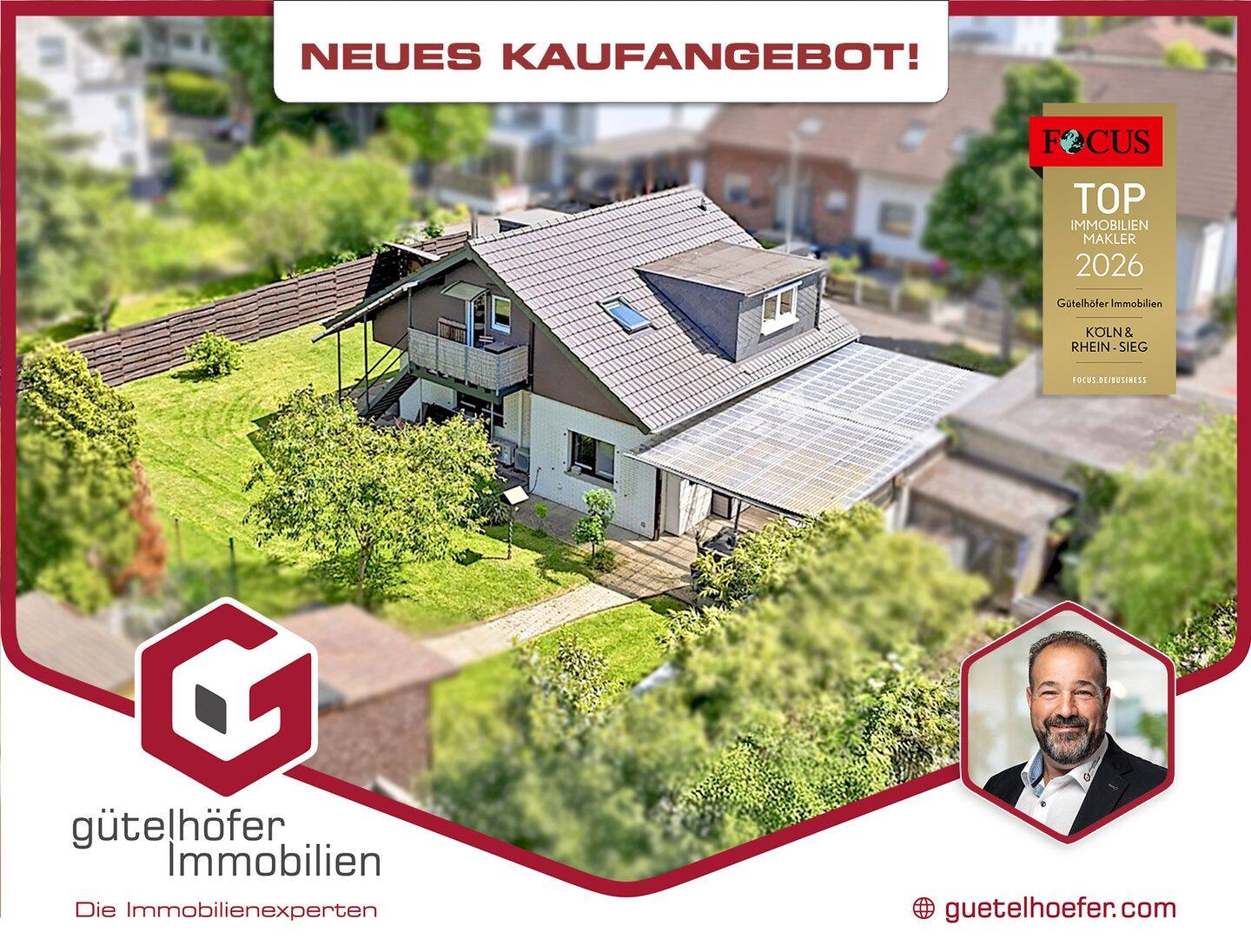 Wohnen und Vermieten? Charmantes Zweifamilienhaus mit vielen Möglichkeiten in Pützchen, 53229 Bonn