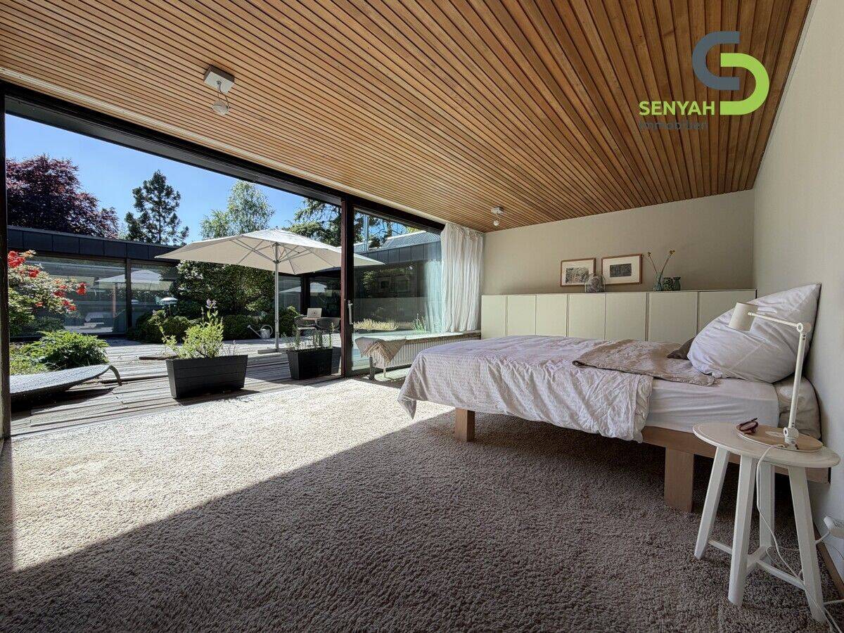 – Willkommen Zuhause – Architekten Bungalow mit großem, lichtdurchfluteten Atrium –, 21279 Appel