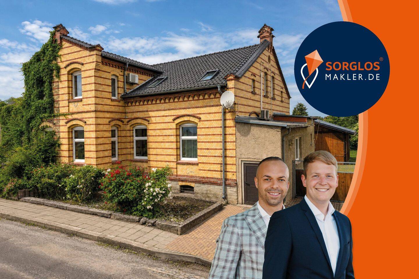 Wohn- und Geschäftshaus mit vermieteter Arztpraxis und großem Grundstück in Biere, 39221 Bördeland