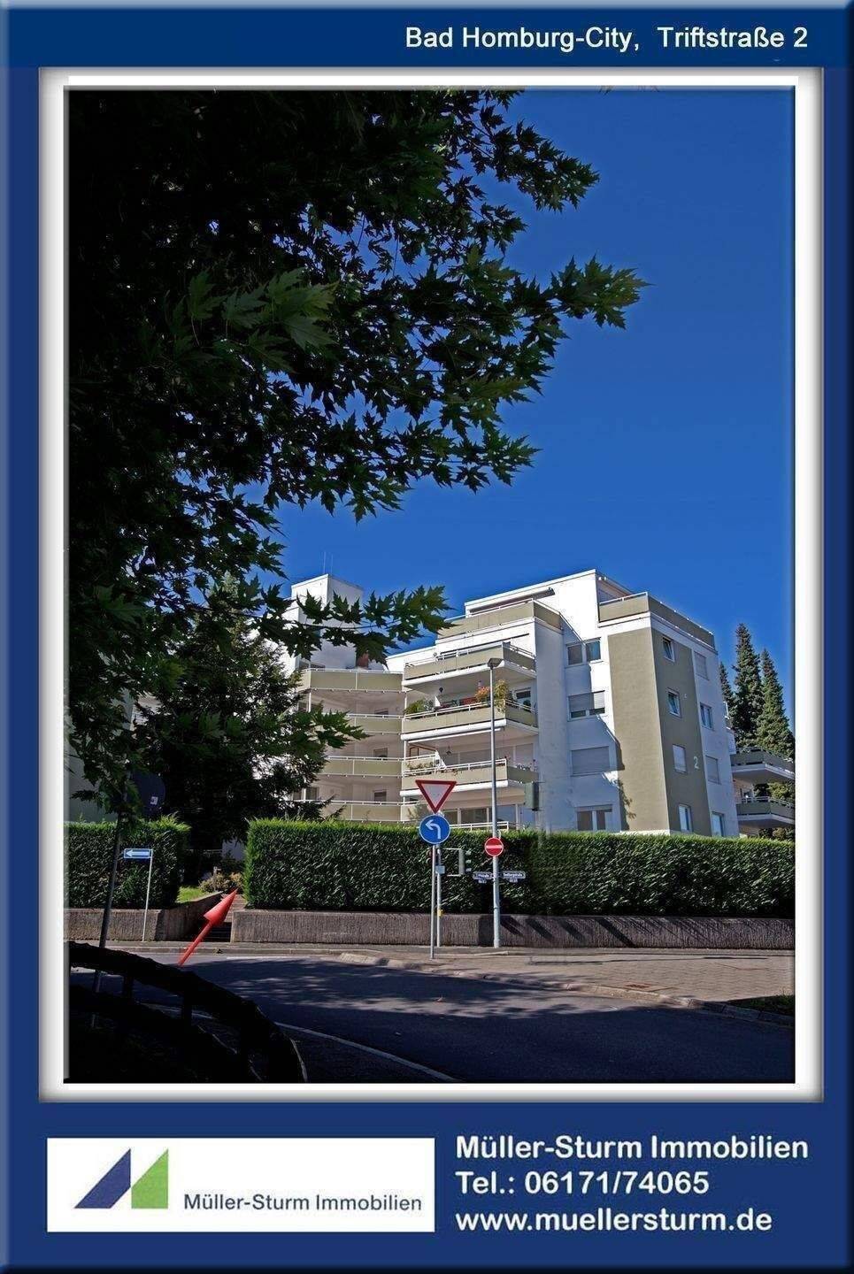 Bad Homburg- City-Triftstraße 2: Großzügige 3-Z-ETW mit Blick ins grüne!°, 61352 Bad Homburg v.d. Höhe